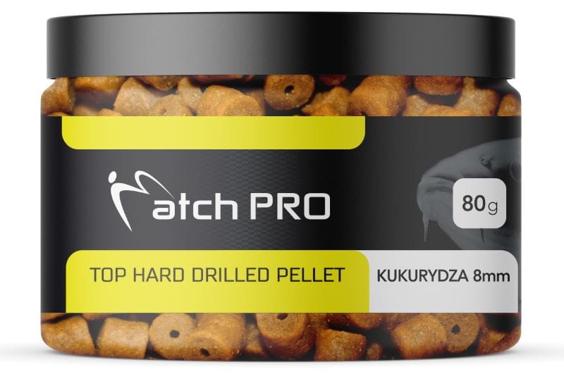 MatchPRO pellet hakowy Top Hard Drilled 8mm/80g - Kukurydza