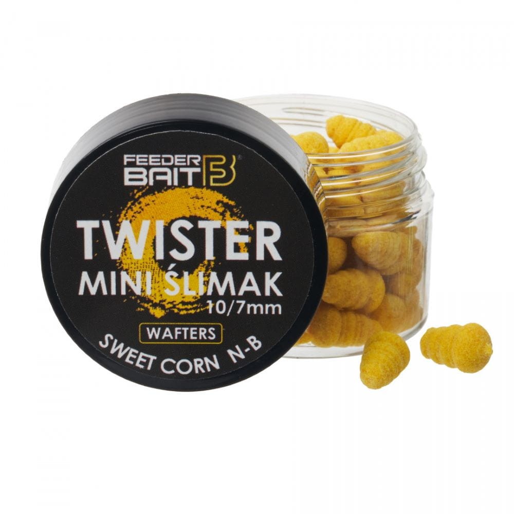 Feeder Bait waftersy Mini Ślimak Twister 11mm - Sweet Corn & N-Butyric