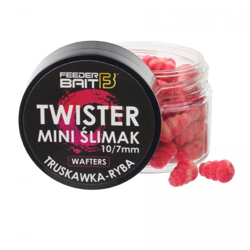 Feeder Bait waftersy Twister Mini Ślimak - Truskawka-Ryba - wędkarskie centrum krokodyl.jpg
