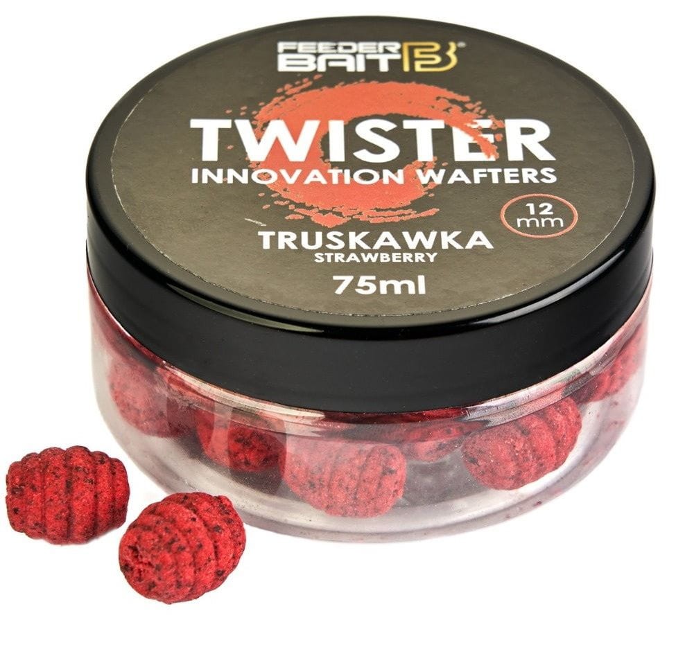 Feeder Bait kulki Twister Wafter Truskawka 75ml - 12mm