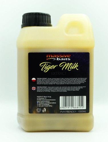 Massive Baits liquid 1000ml - Tiger Milk Extract - wędkarskie centrum krokodyl.jpg
