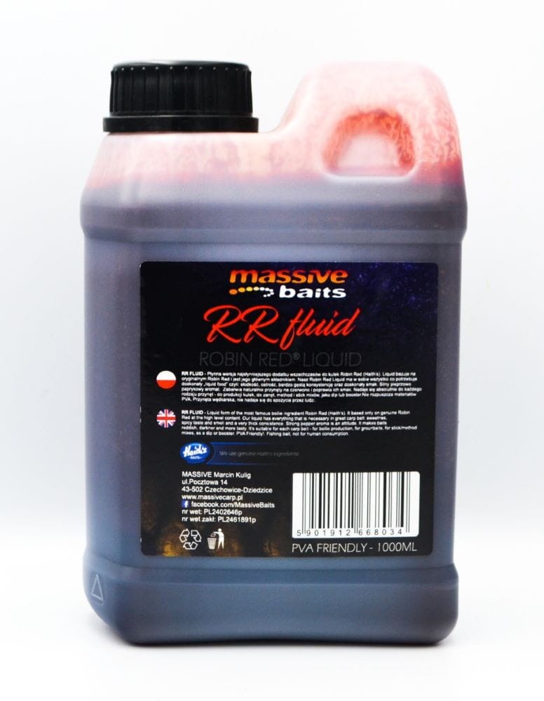 Massive Baits liquid 1000ml Robin Red Fluid