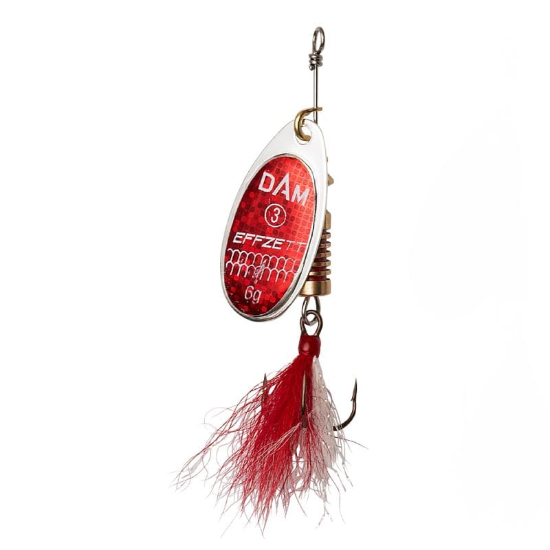 DAM błystka obrotowa Standard Dressed Spinner - Reflex Red - #3 - 6g