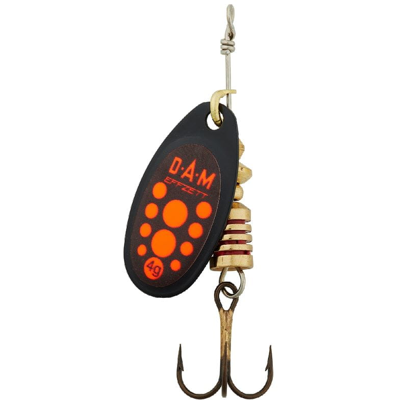 DAM błystka obrotowa Standard Spinner - Black Red - #5 - 12g