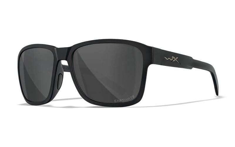 Wiley X okulary polaryzacyjne Captivate Trek - soczewki Polarized Grey Mirror - oprawki Matte Black