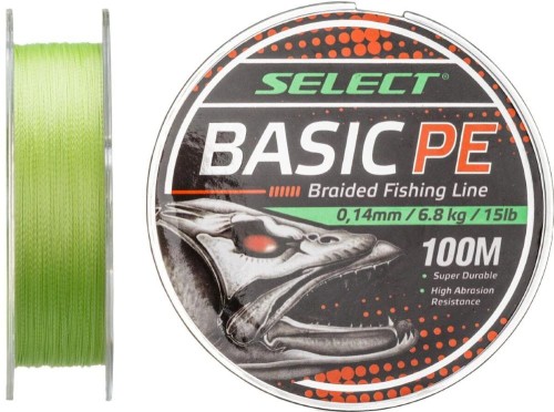 Select plecionka Basic PE 4X 150m - Light Green - wędkarskie centrum krokodyl.jpg