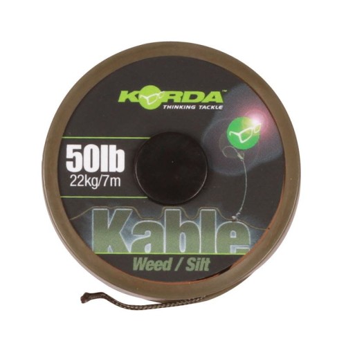 Korda leadcore Kable Tight Weave 7m - Weed Silt - wędkarskie centrum krokodyl.jpg