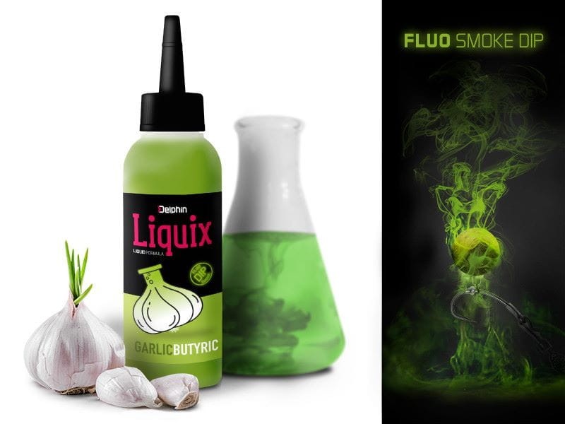 Delphin dip Fluo D Snax Liquix - 100ml - Czosnek & Kwas Masłowy