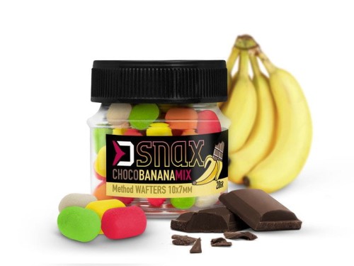 Delphin dumbellsy D Snax Waft Mix - 10x7mm 20g - Czekolada &amp; Banan - wędkarskie centrum krokodyl.jpg