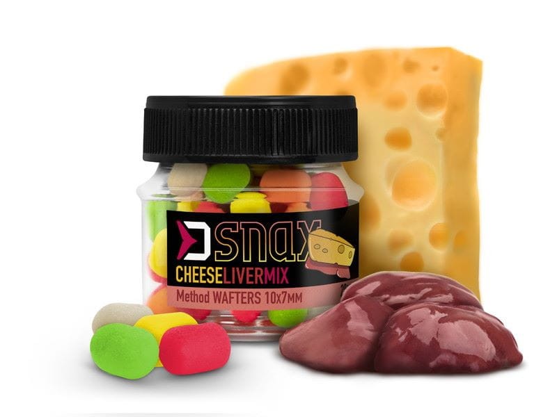 Delphin dumbellsy D Snax Waft Mix - 10x7mm/20g - Ser & Wątroba