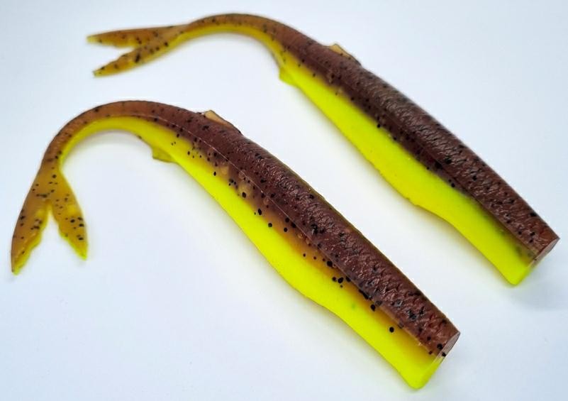 FishB przynęta Vertikal & Pelagic - 19cm - V6 - Brązowo-Żółty