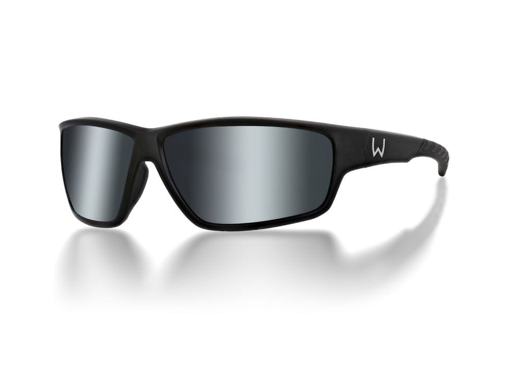 Westin okulary W6 Sport 20 - Matte Black - LB Smoke LM Silver Flash AR Blue