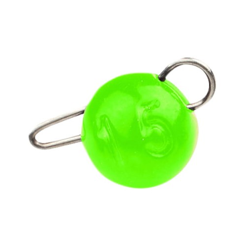 Trout Master czeburaszka Tungsten Bottom Jigs - Fluo Green - wędkarskie centrum krokodyl.jpg