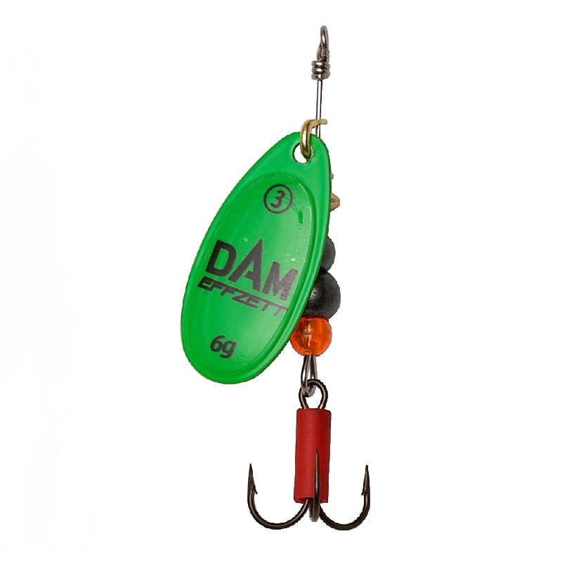 DAM błystka obrotowa Fluo Spinner - #4 - 10g - Green