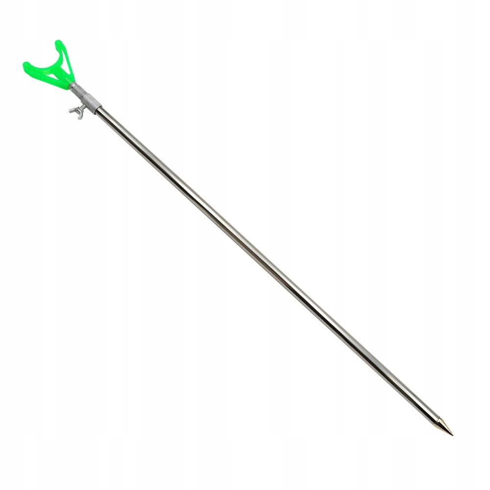 FL podpórka aluminiowa ze śrubą i zieloną nasadką - 60-100cm