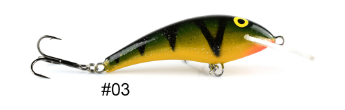 Siek wobler Okonek 7,5cm/8g FL - 03