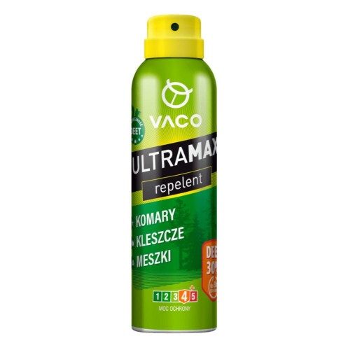 Vaco spray na komary, kleszcze i meszki Ultramax 30% - 170ml - wędkarskie centrum krokodyl.jpg