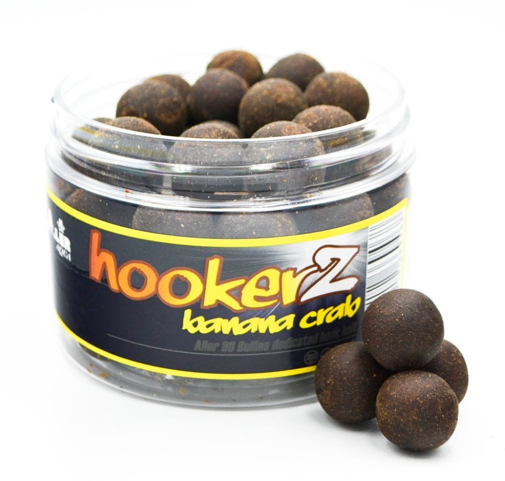 Massive Baits kulki Aller 90 Hookerz - 18mm/300ml - Banana Crab