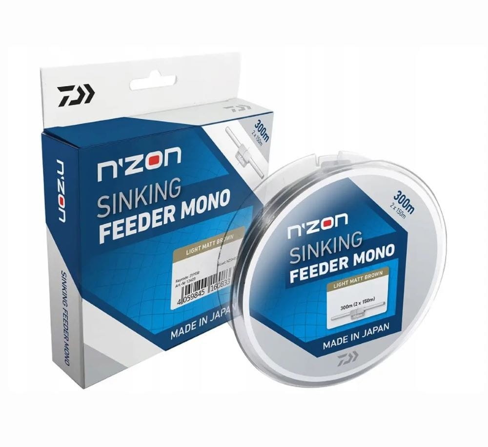 Daiwa żyłka N'Zon Sinking Feeder - Matt Brown - 300m - 0,16mm