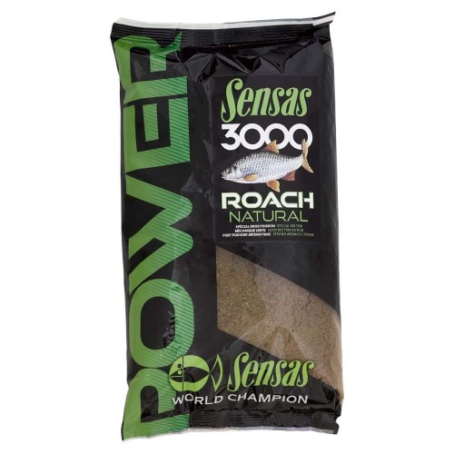 Sensas zanęta 3000 1kg - Power Roach Natural - wędkarskie centrum krokodyl.jpg