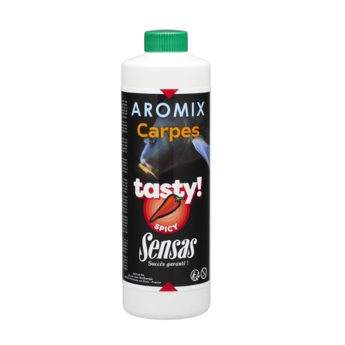 Sensas atraktor Aromix Carp Tasty 500ml - Spicy - wędkarskie centrum krokodyl.jpg