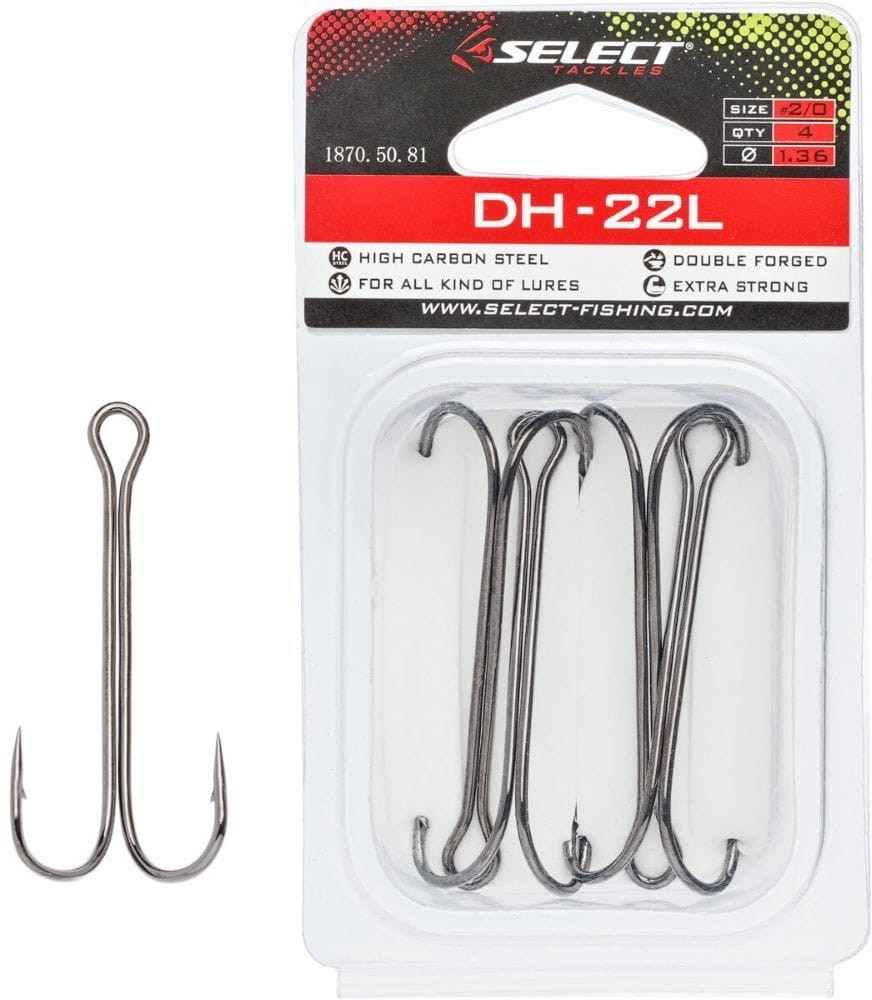 Select kotwiczki podwójne DH-22L - #6 - 6szt.