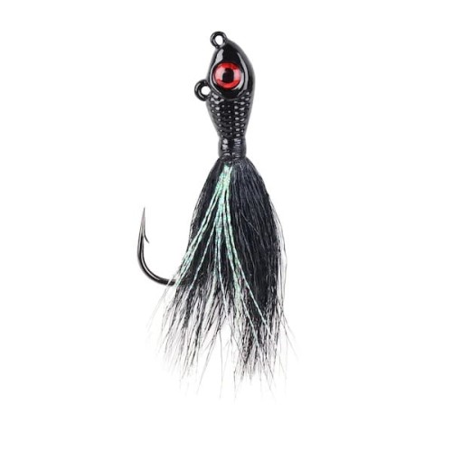 Mustad microjig Jig Big Eye Bucktail - black - wędkarskie centrum krokodyl.jpg