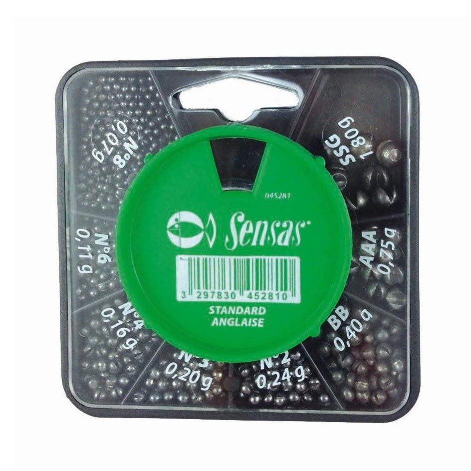 Sensas zestaw śrucin Anglaise - 0,07g-1,80g