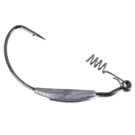 Iron Claw haczyki offsetowe z ciężarkiem i wkrętem Belly Weighter - 8/0 - 7g - 3szt.