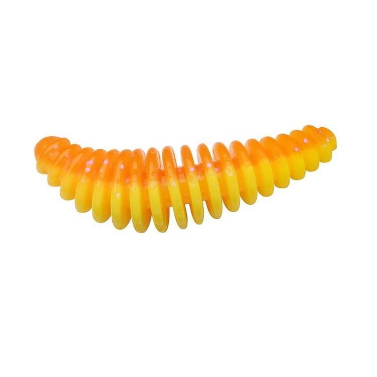Berkley przynęta Powerbait Power Pupa Garlic - 4,5cm - 8szt. - Fluorescent Orange/Sunshine Yellow