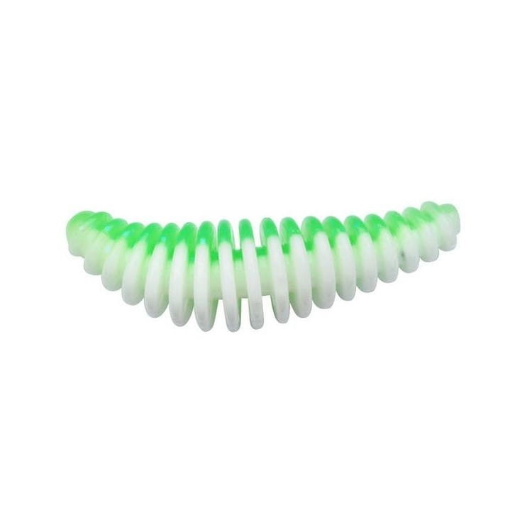Berkley przynęta Powerbait Power Pupa Garlic - 4,5cm - 8szt. - Spring Green/White