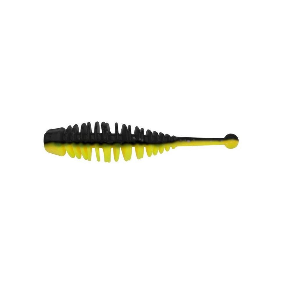 Berkley przynęta Powerbait Power Naiad Garlic - 3cm - 12szt. - Black Sunshine/Yellow