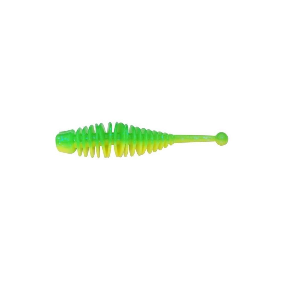 Berkley przynęta Powerbait Power Naiad Garlic - 3cm - 12szt. - Spring Green/Sunshine Yellow