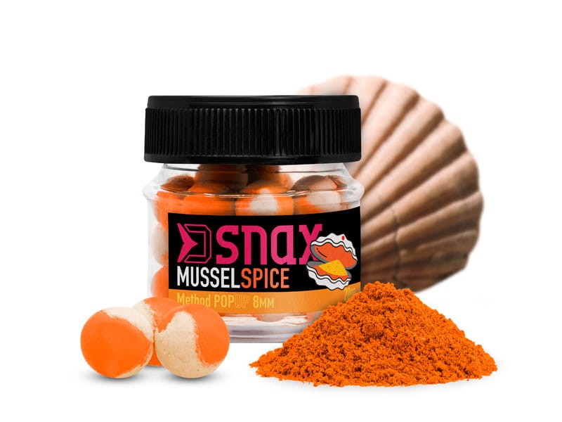 Delphin kulki D Snax Pop up 8mm 20g Mussel Spice