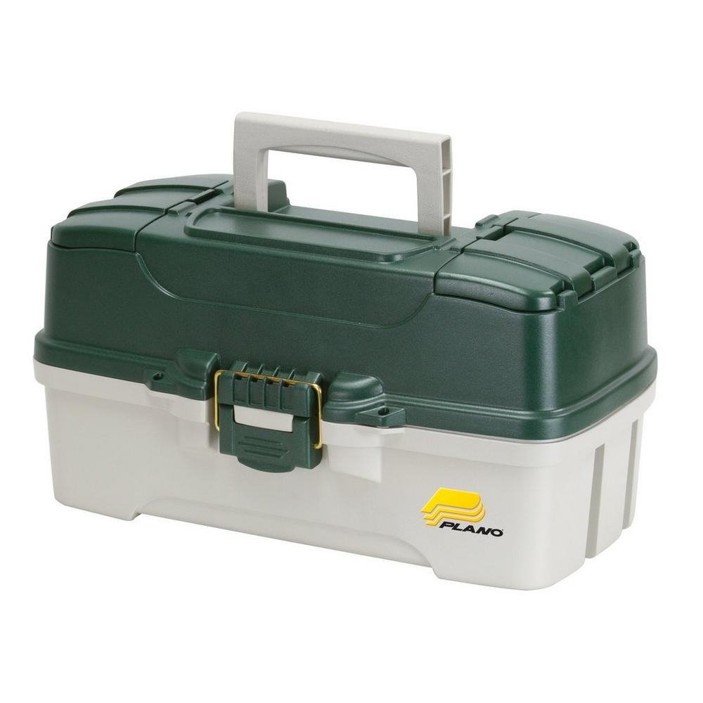 Plano skrzynka Three-Tray Tackle Box - 413x229x213mm - Green Metallic/Off-White