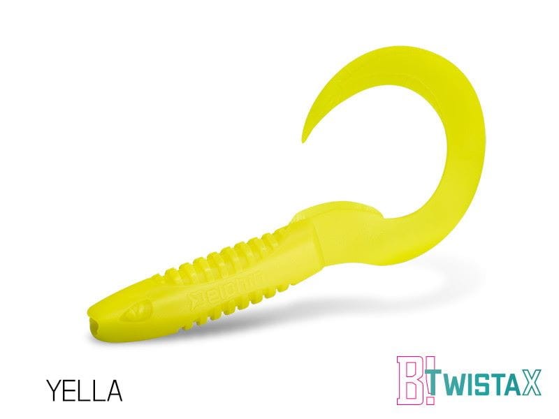Delphin przynęta TwistaX Eeltail UV - 6cm - Yella