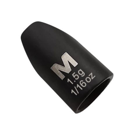 Mustad ciężarki wolframowe Worm TitanX Black - 5g - 4szt.