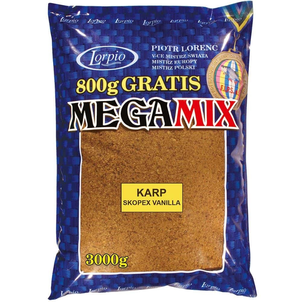 Lorpio zanęta Mega Mix 3kg - Karp - scopex & wanilia