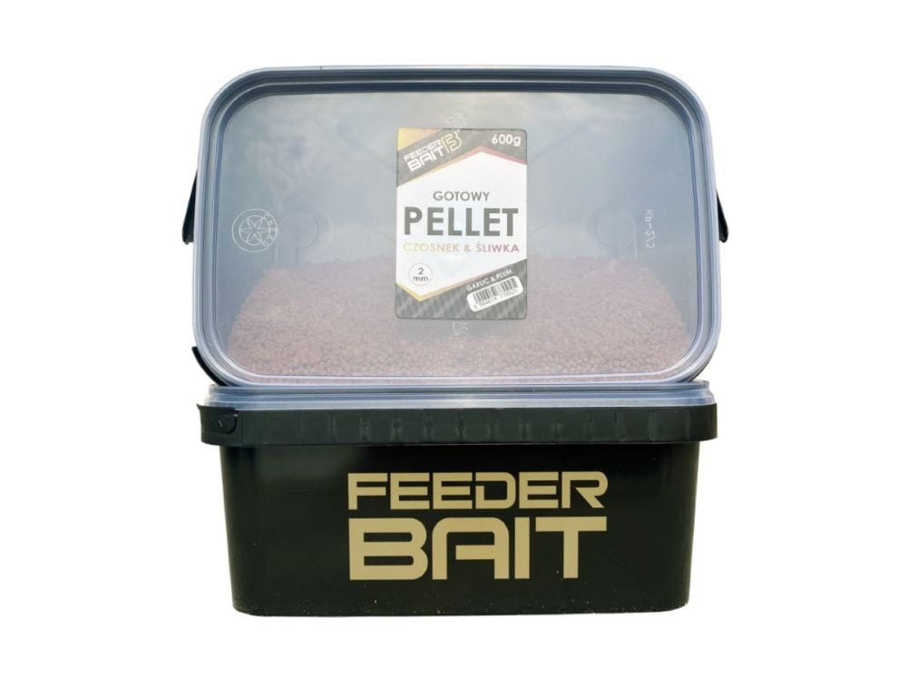 Feeder Bait pellet gotowy 600g - 2mm - Czosnek & Śliwka