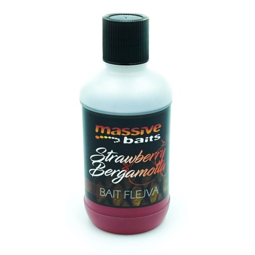 Massive Baits dip Bait Flejva Strawberry Bergamota 100ml - wędkarskie centrum krokodyl.jpg