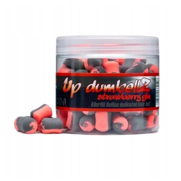 Massive Baits dumbells pop up Dumbelz Aller Up - 14x8mm/200ml - Strawberry GLM