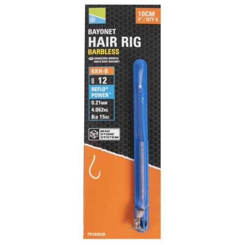 Preston przypon bagnet żyłka KKH-B Banded Hair Rigs 4 - wędkarskie centrum krokodyl.jpg