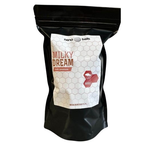 Nano Baits kulki zanętowe proteinowe Milky Dream - Almond Shake - wędkarskie centrum krokodyl.jpg