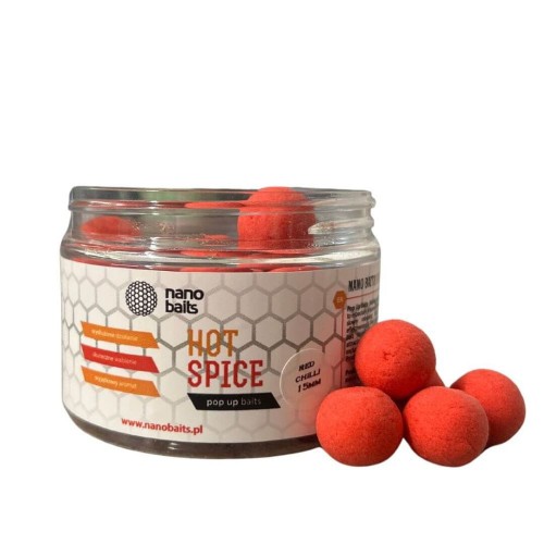 Nano Baits kulki pop-up Hot Spice - Red Chilli - wędkarskie centrum krokodyl.jpg