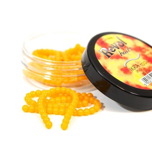 Revol Baits przynęta Ikra 100mm - Żółta - aromat krewetkowy - 1szt. - rękodzieło - wędkarskie centrum krokodyl.jpg