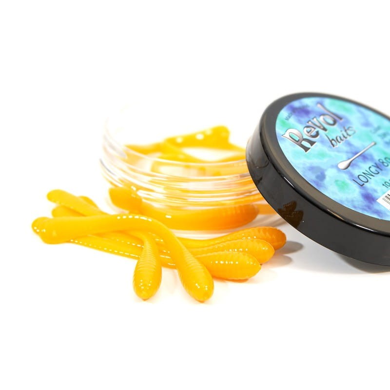 Revol Baits przynęta Longi 60mm - Żółty - aromat krewetkowy - 1szt. - rękodzieło