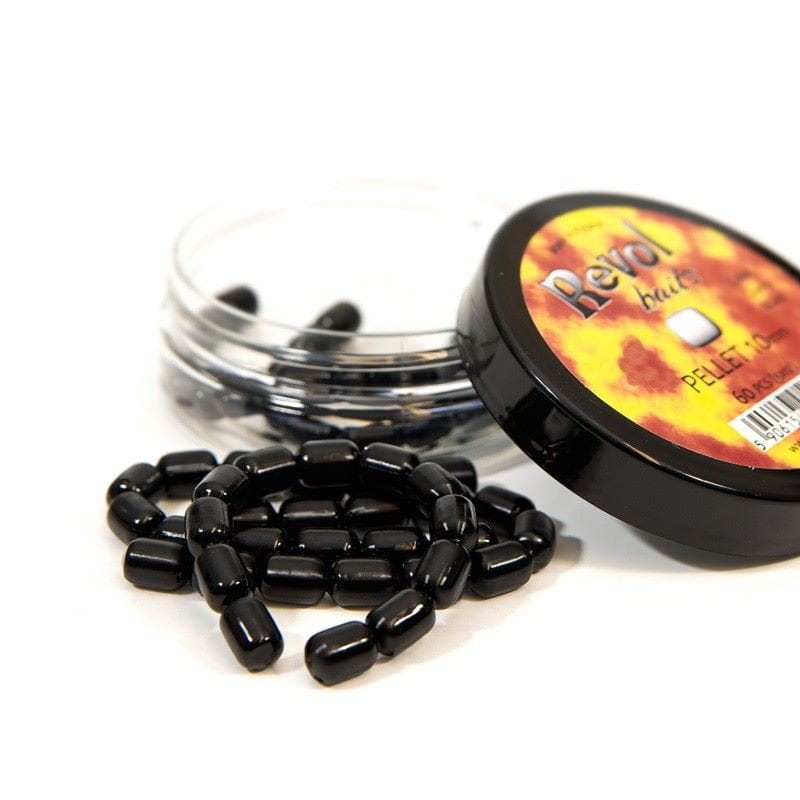 Revol Baits przynęta Pellet 12x10mm - Czarny - aromat krewetkowy - 1szt. - rękodzieło