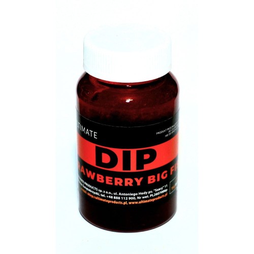 Ultimate dip Top Range 250ml - Strawberry Big Fish - wędkarskie centrum krokodyl.jpg