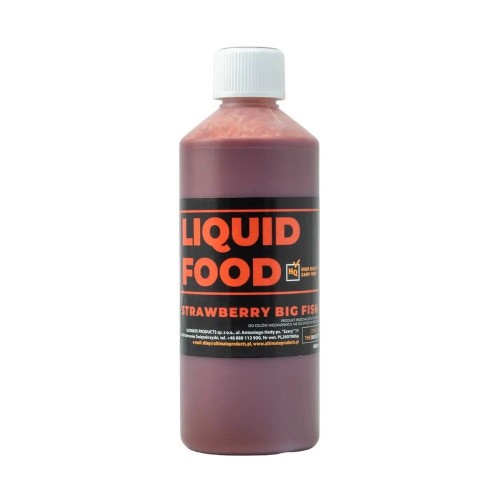 Ultimate liquid Essential Big Shot 1L - Strawberry Big Fish - wędkarskie centrum krokodyl.jpg