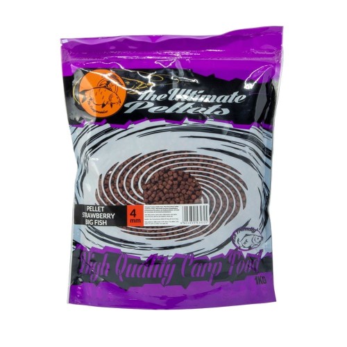 Ultimate pellet 1kg - 4mm - Strawberry Big Fish - wędkarskie centrum krokodyl.jpg